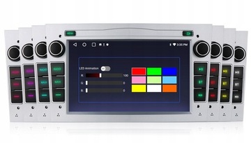 Radio samochodowe Android GPS dla Opel Astra H J Vectra Vauxhall Antara