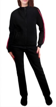 Теплый женский спортивный костюм с воротником-стойкой 954 темно-синий L/XL