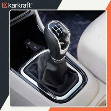 УНИВЕРСАЛЬНАЯ АВТОМОБИЛЬНАЯ РУЧКА ПЕРЕКЛЮЧЕНИЯ ПЕРЕДАЧ КОЖАНАЯ 5 6 ПЕРЕДАЧ ЧЕРНАЯ ТВЕРДАЯ КОЖА