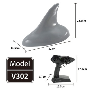 ДИСТАНЦИОННОЕ УПРАВЛЕНИЕ SHARK FIN V302 Flytec 15 км/ч