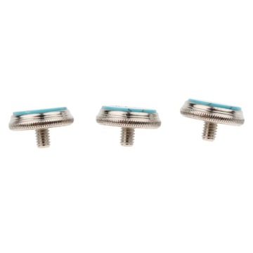 Клапаны раструбного типа из 3 частей. Кнопки для пальцев. Колпачки для труб B.