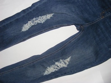 Spodnie damskie jeansy UK 12-40 OGRODNICZKI L