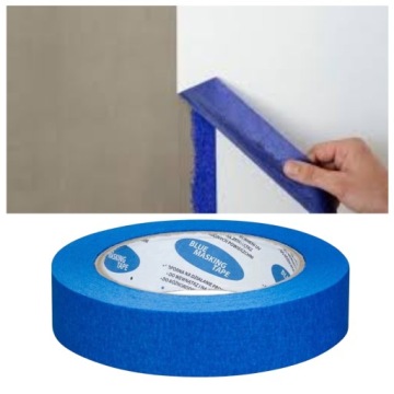 БУМАЖНАЯ МАСКИРНАЯ ЛЕНТА СИНЯЯ 25Х50 ПРОФЕССИОНАЛЬНАЯ ХИТ-ЛЕНТА