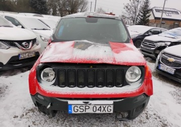 Jeep Renegade SUV 1.6 E-TorQ 110KM 2016 Jeep Renegade I rej 2017r, 1.6 Benzyna. SALON POLSKA. Uszkodzony. Poobijan, zdjęcie 16