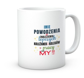 Kubek Prezent Pożegnanie Koleżanki Kolegi z Pracy
