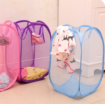 СИНЯЯ СКЛАДНАЯ КОРЗИНА ДЛЯ БЕЛЬЯ ДЛЯ БЕЛЬЯ ИГРУШКИ КОНТЕЙНЕР ДЛЯ БЕЛЬЯ 45Х30