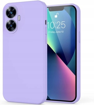 ETUI DO REALME C55 SILIKON KOLOR SOFT CASE +SZKŁO