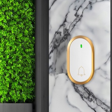 DZWONEK BEZPRZEWODOWY WODOODPORNY ZEWNĘTRZNY DO DRZWI DO FURTKI BRAMY 150M