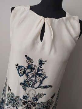 Massimo Dutti jedwabna lekka sukienka XS-S