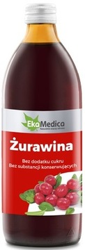 Ekamedica Żurawina 500Ml Sok 100%