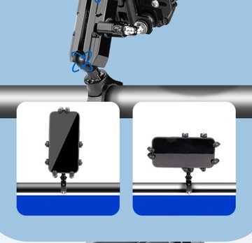 GUB P60 P-60 UCHWYT ROWEROWY MOTOCYKLOWY NA TELEFON DO KIEROWNICY OBRÓT 360