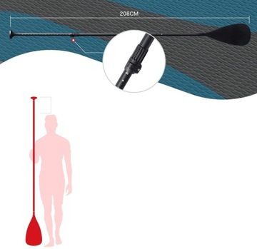 Надувная доска SUP для плавания 305см + аксессуары 100кг 305*75*10см Kalinu