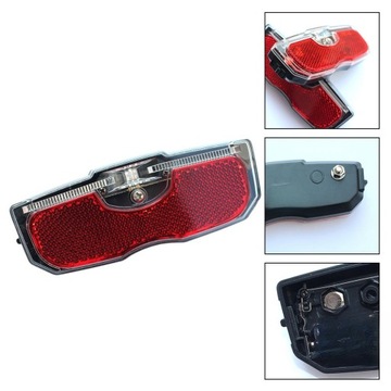 ЗАДНИЙ ВЕЛОСИПЕДНЫЙ СИГНАЛЬНЫЙ ОТРАЖАТЕЛЬ БЕЗ АККУМУЛЯТОРА