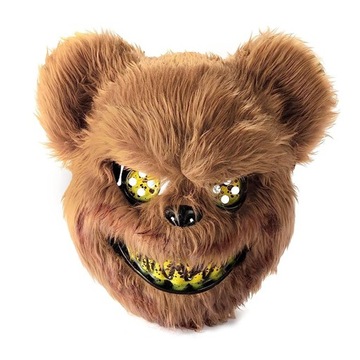 MASKA MIŚ MORDERCA KOSTIUM PUSZYSTY NA KOSTIUM NA HALLOWEEN KARNAWAŁOWE