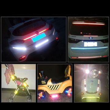 ЛЕНТА СВЕТООТРАЖАЮЩАЯ САМОКЛЕЯЩАЯСЯ БЕЛАЯ 8М