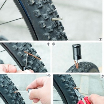 Przenośny zestaw do naprawy opon bezdętkowych