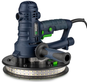 ШЛИФОВАЛЬНАЯ ШЛИФОВКА ДЛЯ ШТУКАТУРКИ, 180ММ, СЕТЕВАЯ, СО СВЕТОДИОДНОЙ ЛЕНТОЙ + 6 БУМАГ
