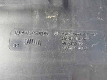 MERCEDES ML W166 POUZDRO FILTRU VZDUCHU