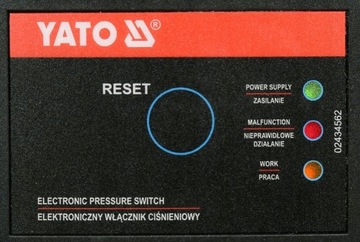 ПОВЕРХНОСТНЫЙ НАСОС YATO 600ВТ С ПОСТОЯННЫМ ДАВЛЕНИЕМ YT-85360