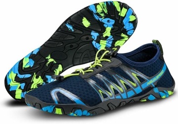 Buty do wody Obuwie plażowe jeżowce r.45 niebiesk