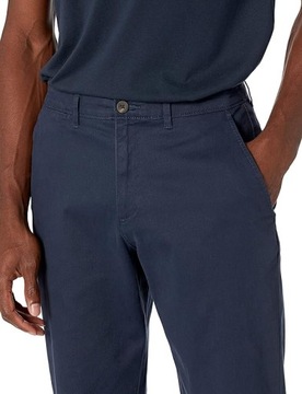 Amazon Essentials Męskie spodnie Khaki Casual Stretch, dopasowany krój, gra