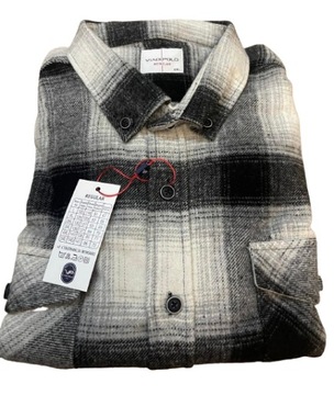 KOSZULA MĘSKA W KRATĘ CIEPŁA REGULAR 4XL