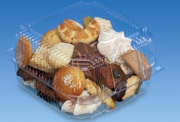 ПЭТ, ПЛАСТИКОВЫЙ КОНТЕЙНЕР SL40 ДЛЯ ТОРТОВ 205X125X65