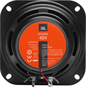 JBL STAGE2 424 АВТОМОБИЛЬНЫЕ КОЛОНКИ 2ПОЛОСНЫЕ 150ВТ 10СМ