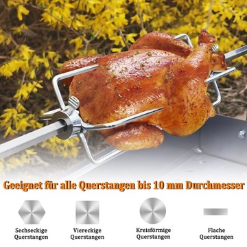 UISEBRT 2 szt. zaciski do mięsa, zaciski do mięsa, grill, szaszłyk z rożna