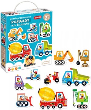 CZUCZU PUZZLE PROGRESYWNE POJAZDY NA BUDOWIE 33 EL