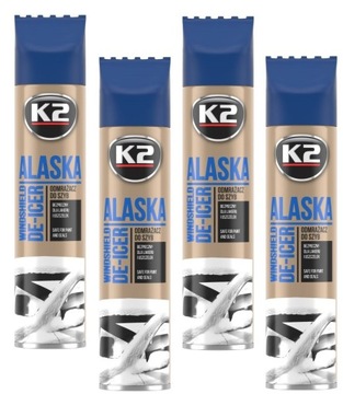 K2 ALASKA MAX ODMRAŻACZ DO SZYB SAMOCHODOWYCH -70C SPRAY 300 ML