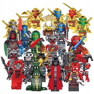 Figurki Ninja Ninjago zestaw 24szt