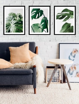 30x40 набор картинок в рамках плакатов монстр рамки рамки Boho Nature