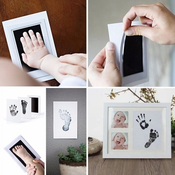 НАБОР НЕУМНЫХ ОТПЕЧАТКОВ ДЕТСКИХ НОГ, 3 шт. ДЛЯ ДЕТСКОГО ДУША, ПОДАРОК