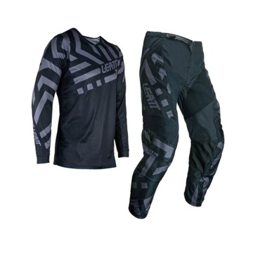 LEATT(NOWOŚĆ 2024) KOSZULKA+SPODNIE MOTO RIDE KIT 3.5 CZARNY/GRAFITOWY XL