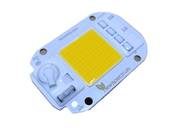 DIODA LED COB MODUŁ 220V 230V 50W 6000K LAMPA LED