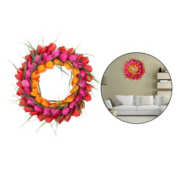 Студенческий венок из шелка ручной работы