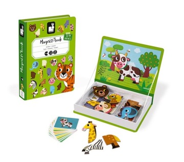 Магнитный пазл Janod Animals