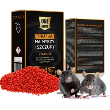 Trutka Trucizna Szczury Myszy Zatrute Ziarno 1KG