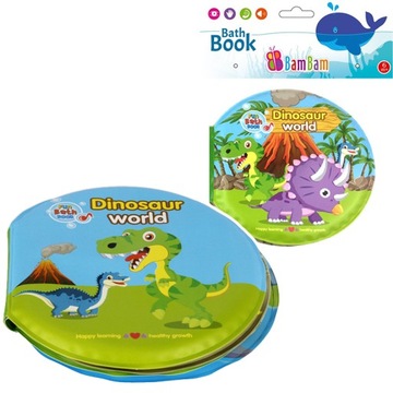 KSIĄŻECZKA DO KĄPIELI PISZCZAŁKA ŚWIAT DINOZAURÓW