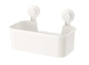 Корзина ИКЕА ТИСКЕН Полка-корзина на присосках