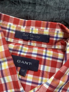 GANT BOLD VARSITY FITTED /KOSZULA W KRATKĘ M