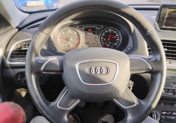 Audi Q3 I SUV 2.0 TDI 140KM 2014 Audi Q3 I rej 2015r, SALON POLSKA. 2.0TDI. 4x4. Uszkodzony przod. Jezdzi., zdjęcie 9