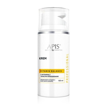 APIS VITAMIN BALANCE KREM Z WITAMINĄ C I BIAŁYMI WINOGRONAMI