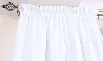 Бежевые шторы Изготовленные на заказ шторы из льна Linen Natura