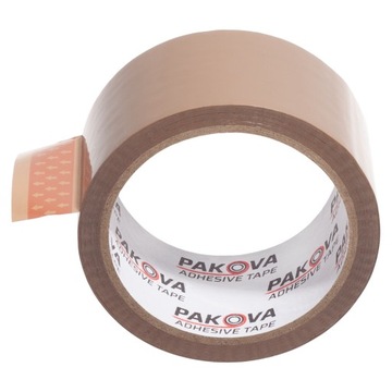 TAŚMA PAKOWA BRĄZOWA 48/50y PAKOVA Taśma klejąca