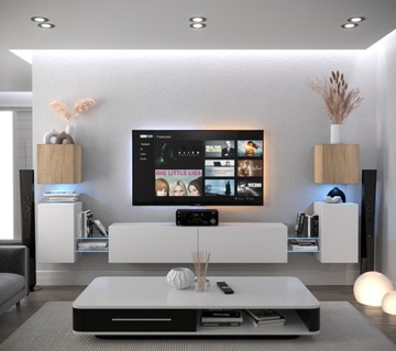 Meblościanka Nowoczesna Salon Meble N105 1B