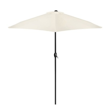Składany parasol ogrodowy balkonowy 210 cm beżowy