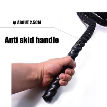 2x Skakanka do treningu mięśni z dużym obciążeniem