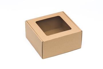 Pudełko z okienkiem 200x200x100 fasonowe